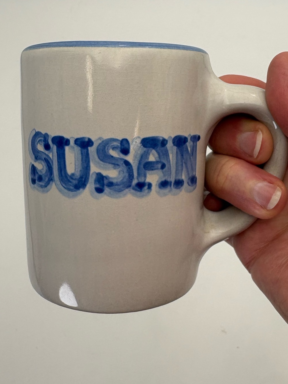 Vintage Hand-Painted “Susan”  Farm Girl Mug by MA Hadley - Picture 2 of 9